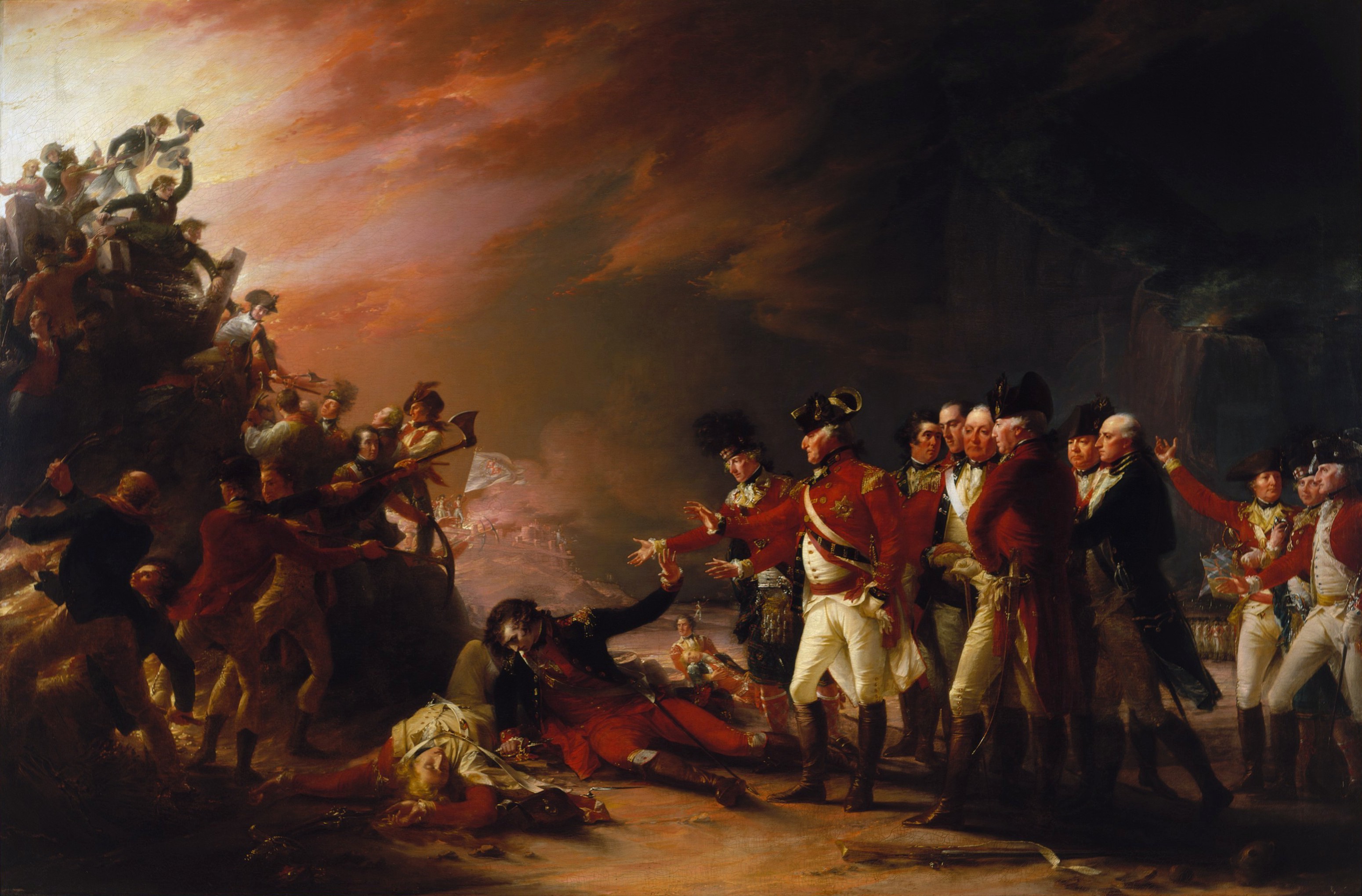 The_Sortie_Made_by_the_Garrison_of_Gibraltar by John Trumbull